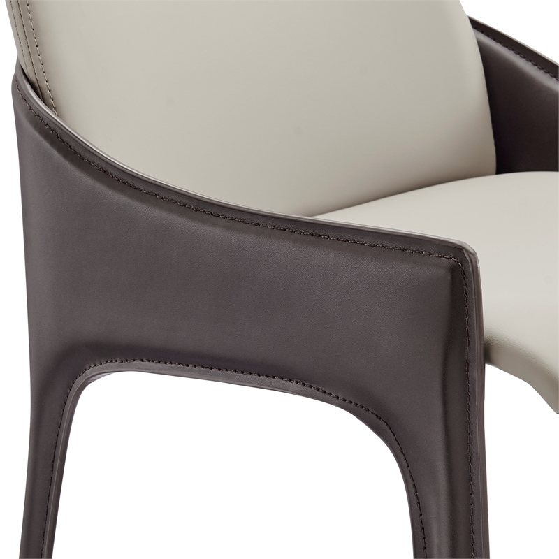 NPD Furniture Stella Faux Leather Counter Stool (Set of 2)