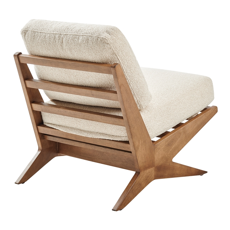 NPD Furniture Chandler Fabric Accent Chair in Palladian Beige