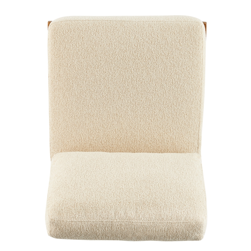 NPD Furniture Chandler Fabric Accent Chair in Palladian Beige