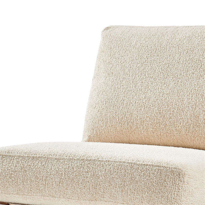 NPD Furniture Chandler Fabric Accent Chair in Palladian Beige