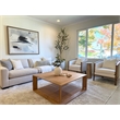 NPD Furniture Tillman Accent Arm Chair w/ Rattan in Nettlewood Leg Color