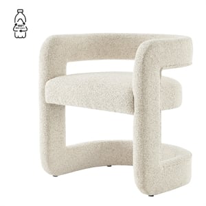 NPD Furniture Althea Fabric Dining Side Chair in Palladian Beige