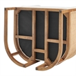 NPD Furniture Velma Accent Arm Chair w/ Rattan in Shortbread/Natural