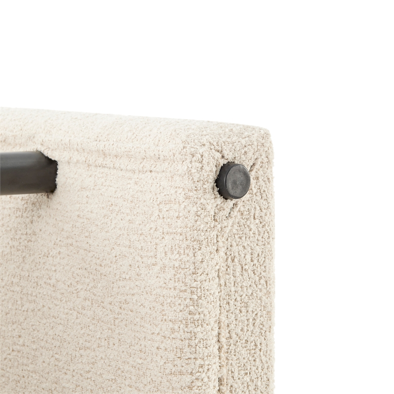 NPD Furniture Jovanka Fabric Counter Stool in Palladian Beige