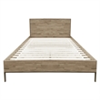 NPD Furniture Hathaway Queen Bed Set in Drifted Sand