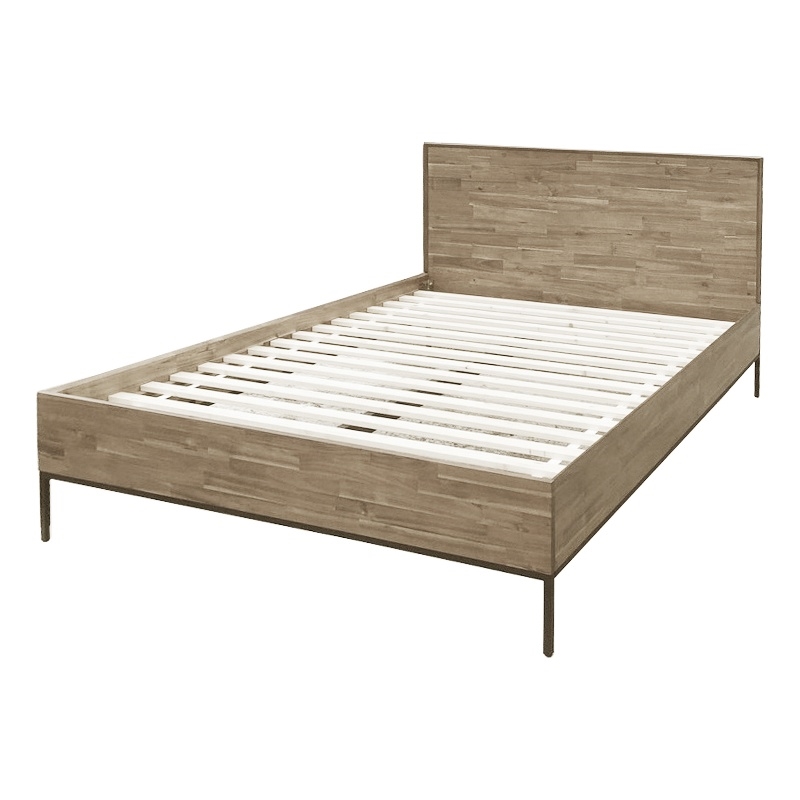 NPD Furniture Hathaway Queen Bed Set in Drifted Sand