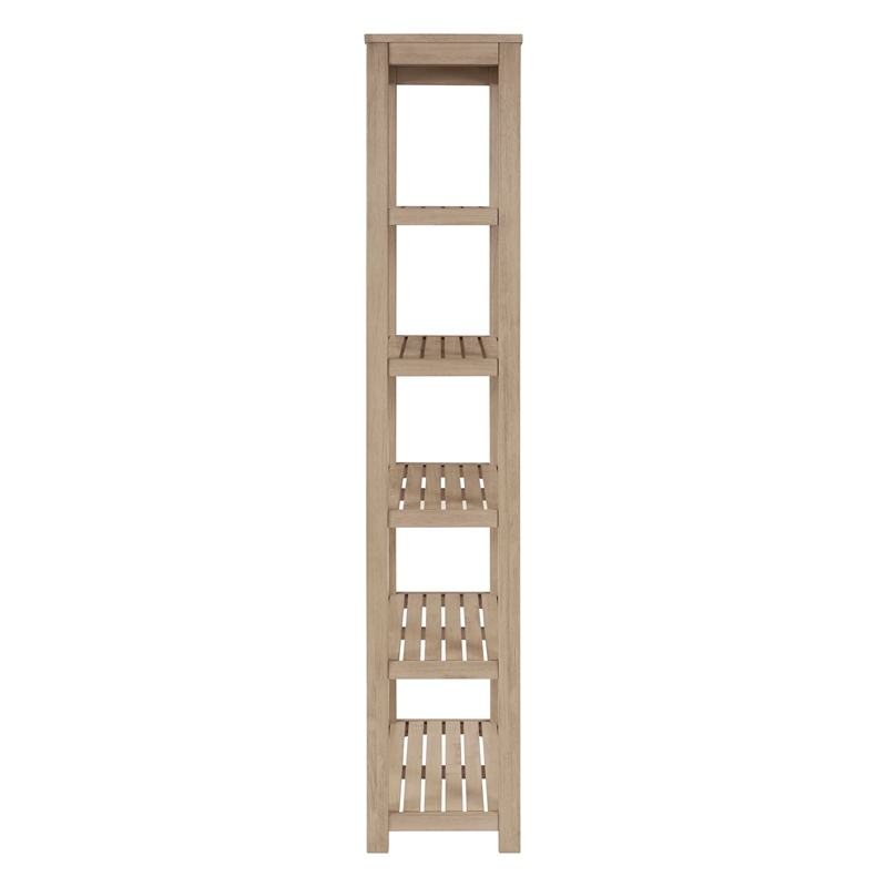 NPD Furniture Tiburon Book Shelf in Drifted Sand
