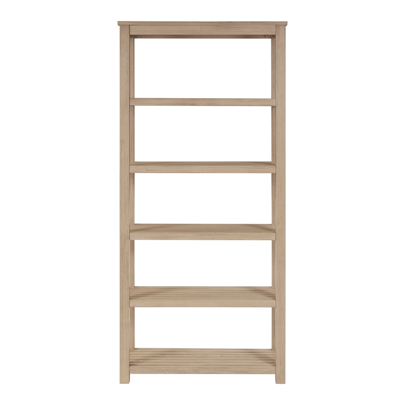 NPD Furniture Tiburon Book Shelf in Drifted Sand