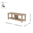 NPD Furniture Tiburon TV Bench in Drifted Sand