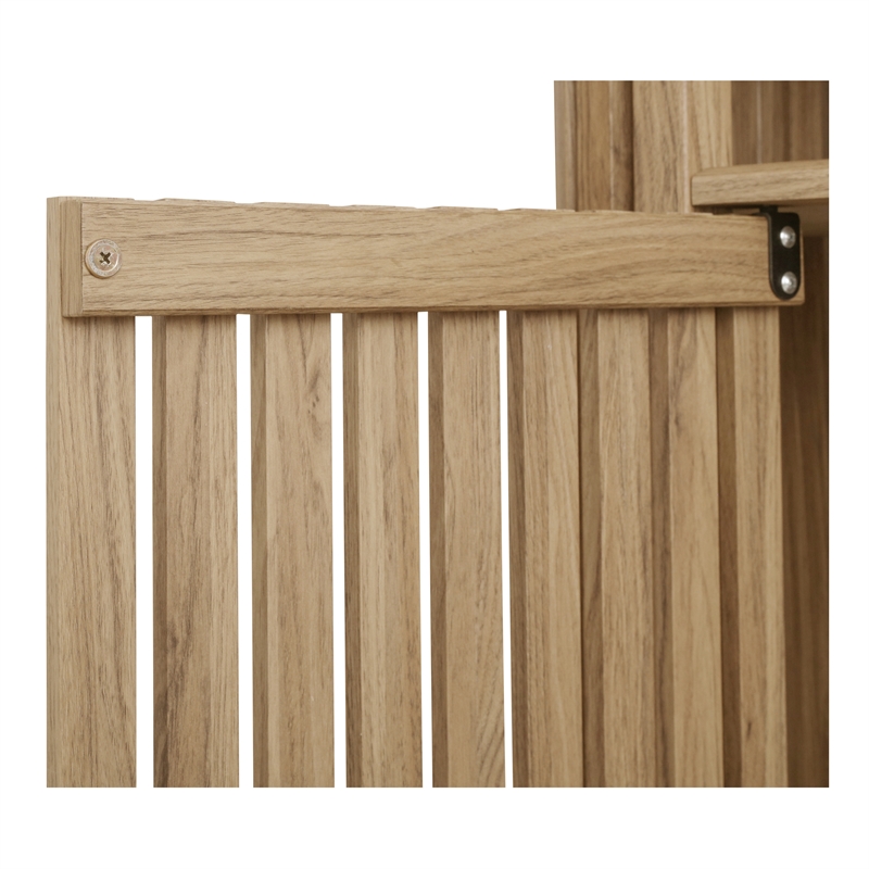 NPD Furniture Renwick Sideboard 2 Drawers + 2 Doors in Terra Oak