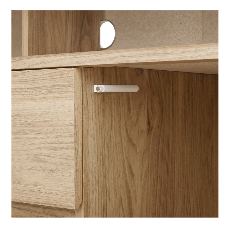 NPD Furniture Renwick Sideboard 2 Drawers + 2 Doors in Terra Oak