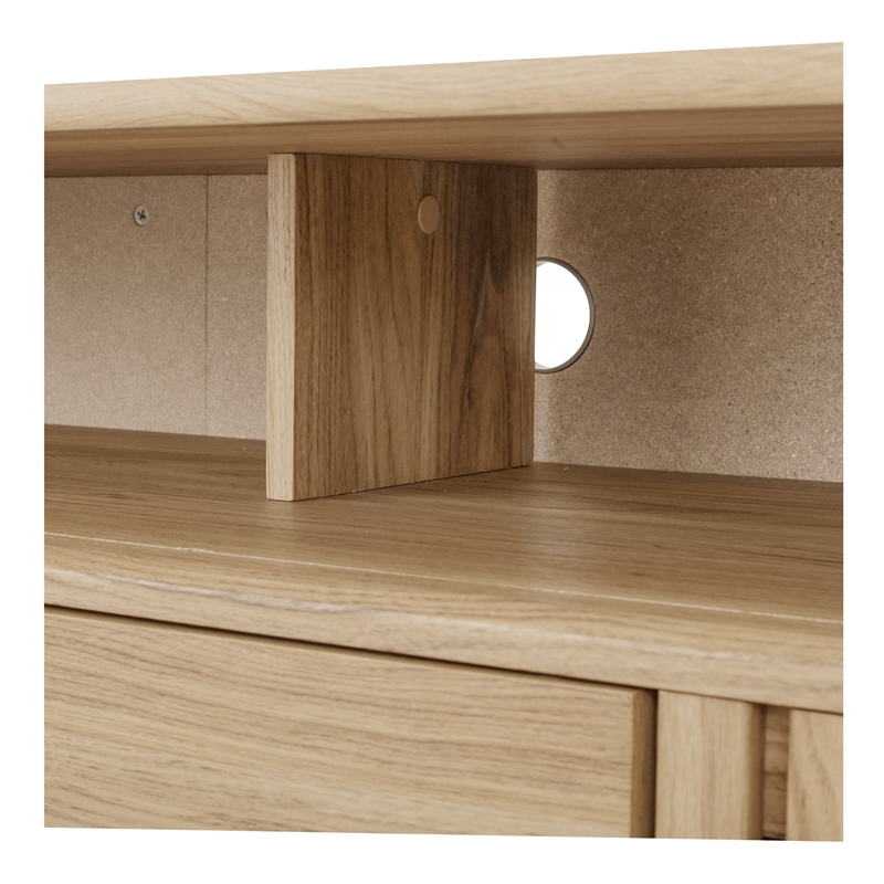 NPD Furniture Renwick Sideboard 2 Drawers + 2 Doors in Terra Oak