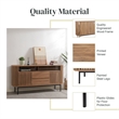 NPD Furniture Renwick Sideboard 2 Drawers + 2 Doors in Terra Oak
