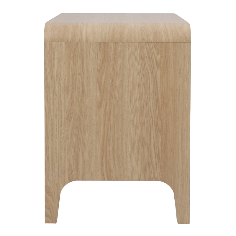 NPD Furniture Delano Side/ End Table 1 Drawer in Euro Oak