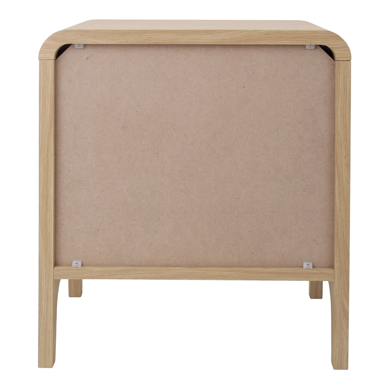 NPD Furniture Delano Side/ End Table 1 Drawer in Euro Oak
