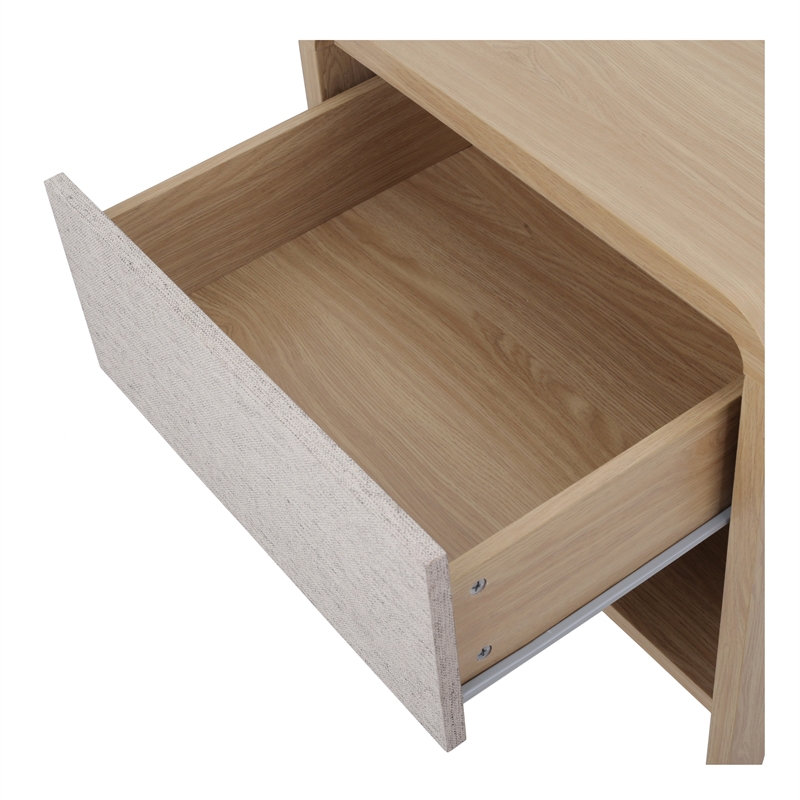 NPD Furniture Delano Side/ End Table 1 Drawer in Euro Oak