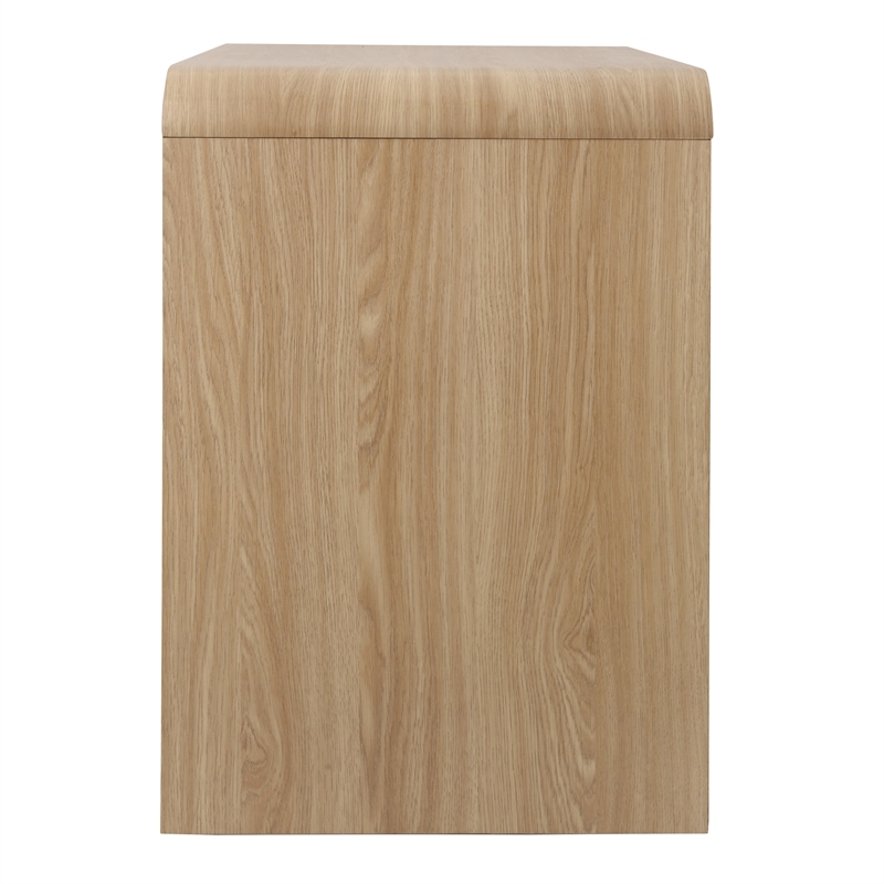 NPD Furniture Delmare Side/ End Table w/ 1 Drawer in Euro Oak