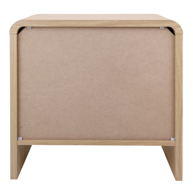 NPD Furniture Delmare Side/ End Table w/ 1 Drawer in Euro Oak