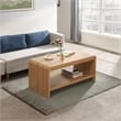 NPD Furniture Delmare Coffee Table in Euro Oak