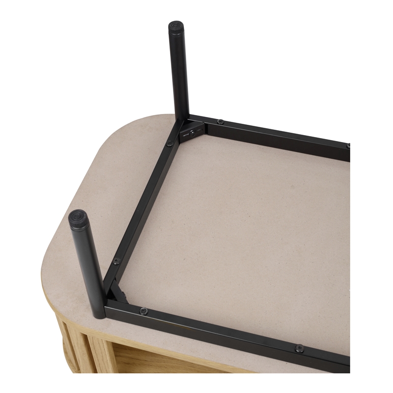 NPD Furniture Renwick Coffee Table in Terra Oak