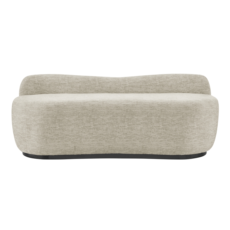 NPD Furniture Mandy Fabric Bench in Pasadena Beige