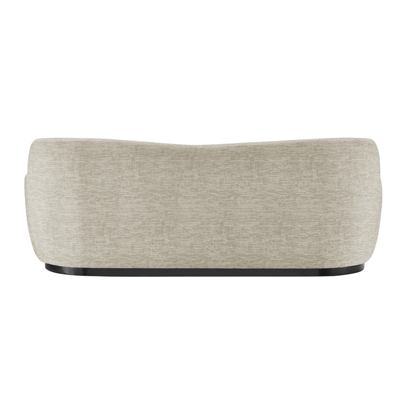 NPD Furniture Mandy Fabric Bench in Pasadena Beige