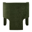 NPD Furniture Matteo Velvet Accent Arm Chair in Dainty Green
