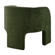 NPD Furniture Matteo Velvet Accent Arm Chair in Dainty Green
