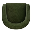 NPD Furniture Matteo Velvet Accent Arm Chair in Dainty Green