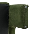NPD Furniture Matteo Velvet Accent Arm Chair in Dainty Green