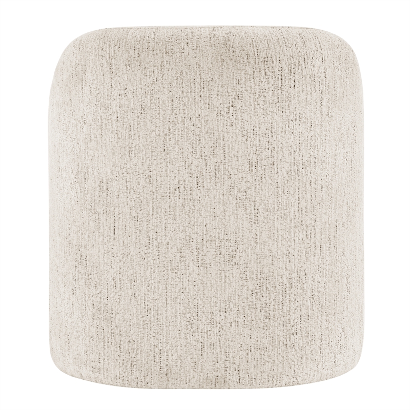 NPD Furniture Zella Fabric  Accent Arm Chair in Concord Cream