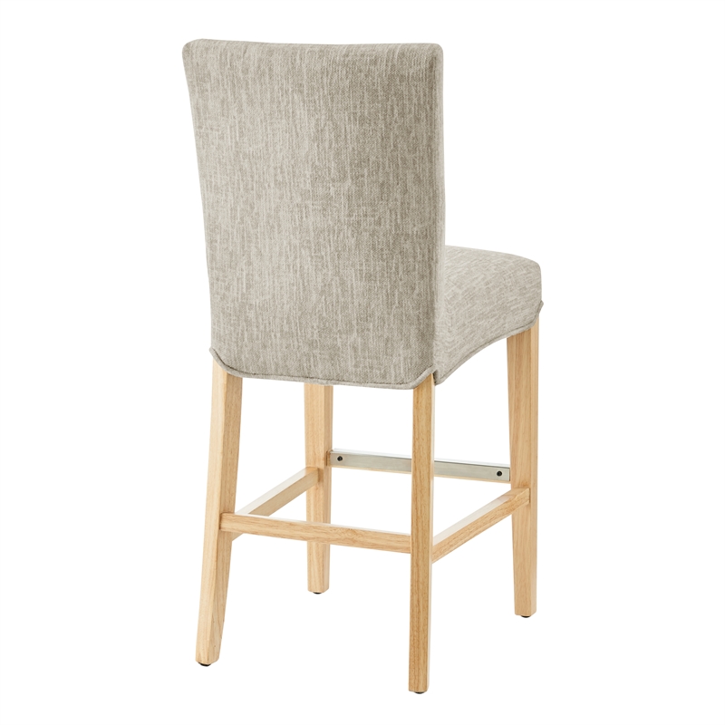 NPD Furniture Milton Fabric Counter Stool in Pasadena Beige