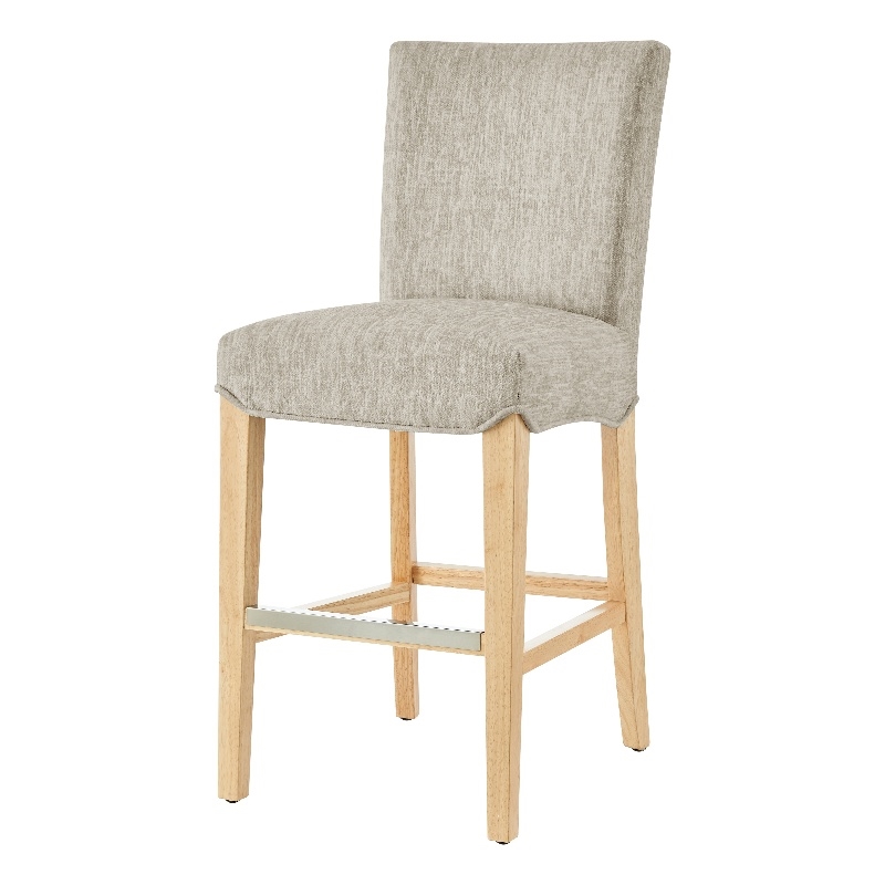 NPD Furniture Milton Fabric Counter Stool in Pasadena Beige