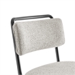 NPD Furniture Zander Fabric Counter Stool in Pebbled Cream (Set of 4)