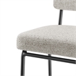NPD Furniture Zander Fabric Counter Stool in Pebbled Cream (Set of 4)