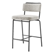 NPD Furniture Zander Fabric Counter Stool in Pebbled Cream (Set of 4)