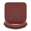 NPD Furniture Zander Fabric Counter Stool in Pebbled Terracotta (Set of 4)