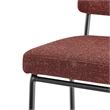 NPD Furniture Zander Fabric Counter Stool in Pebbled Terracotta (Set of 4)