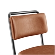 NPD Furniture Zander PU Counter Stool in Toasted Caramel (Set of 4)