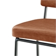NPD Furniture Zander PU Counter Stool in Toasted Caramel (Set of 4)