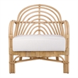 NPD Furniture Lana Rattan Accent Arm Chair