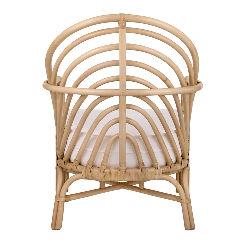 NPD Furniture Lana Rattan Accent Arm Chair