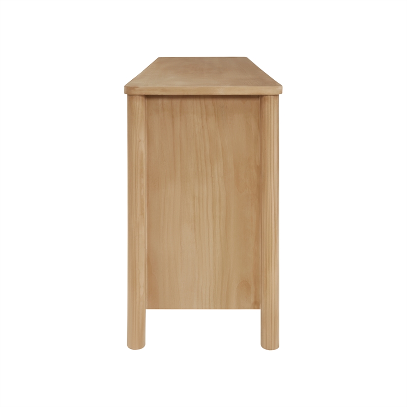 NPD Furniture Bloomfield Dresser 6 Drawers in Natural Pine