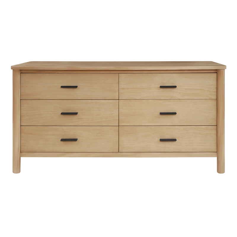 NPD Furniture Bloomfield Dresser 6 Drawers in Natural Pine