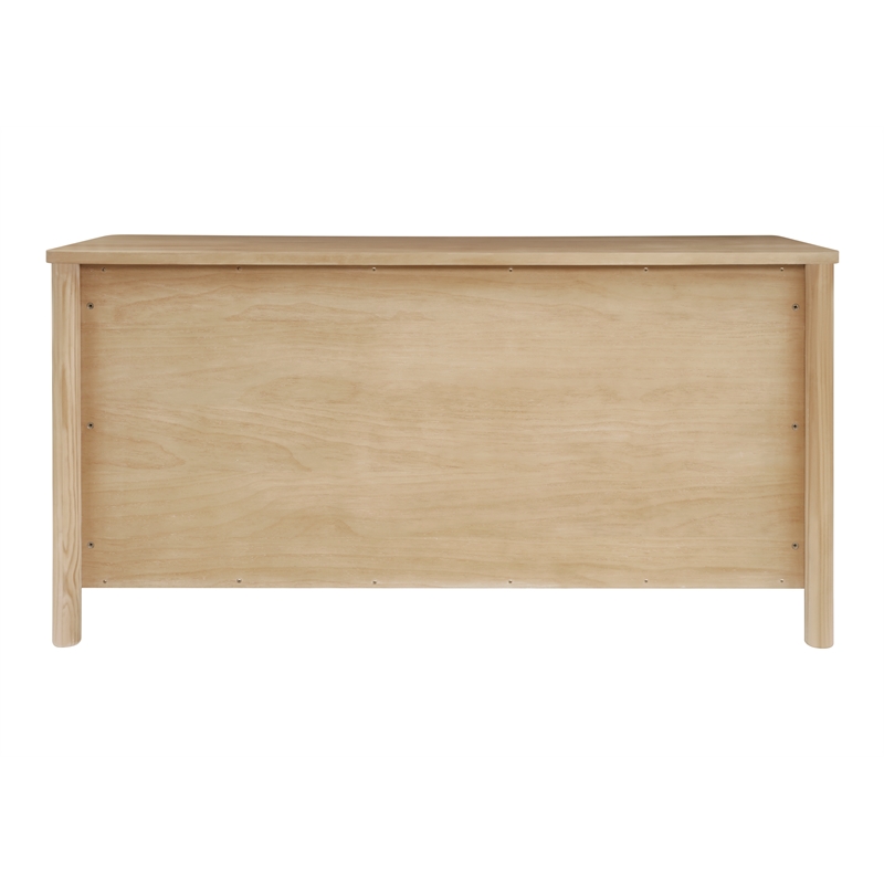 NPD Furniture Bloomfield Dresser 6 Drawers in Natural Pine