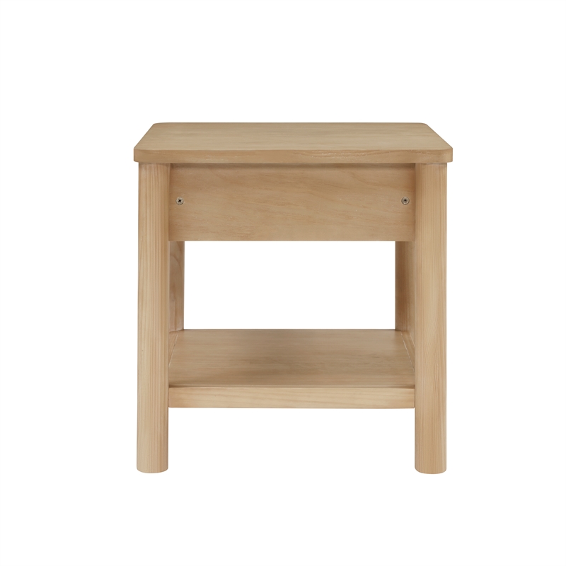 NPD Furniture Bloomfield Nightstand/Side Table in Natural Pine