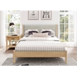 NPD Furniture Bloomfield Queen Bed Set in Natural Pine