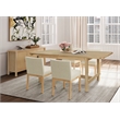 NPD Furniture Bloomfield Butterfly Dining Table with Extension in Natural Pine