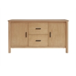 NPD Furniture Bloomfield Sideboard 2 Drawers + 2 Doors in Natural Pine