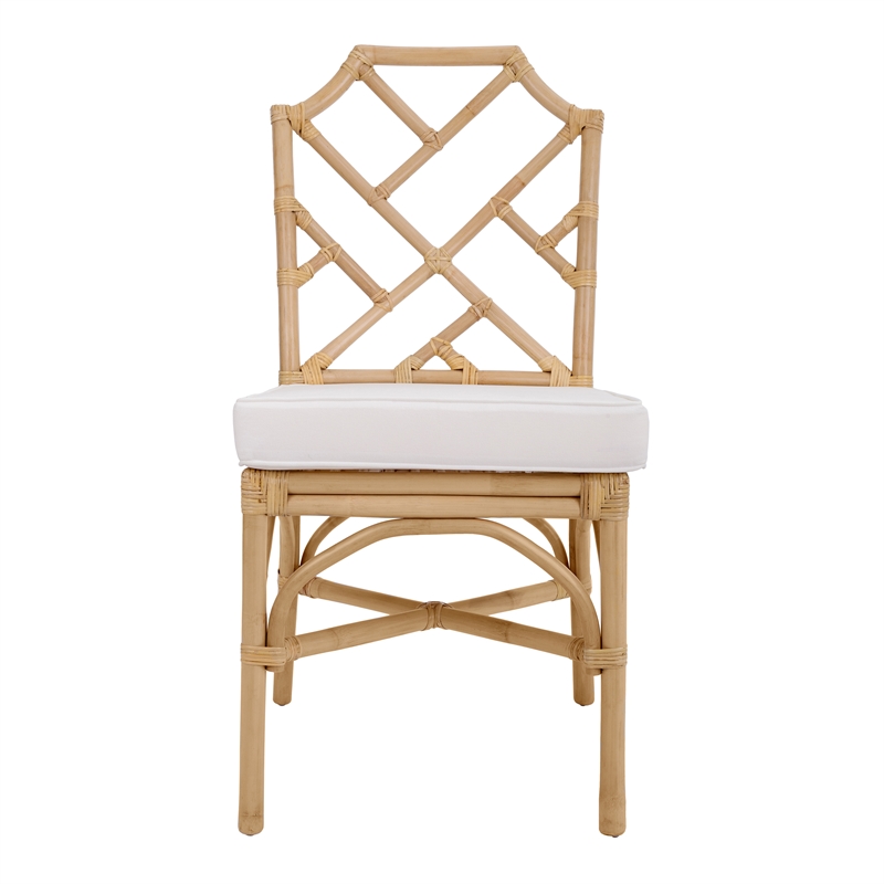 NPD Furniture Kara Rattan Dining Side Chair (Set of 2)